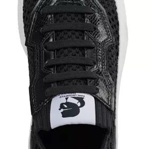 Karl Lagerfeld Gabby Black Knit Sneakers